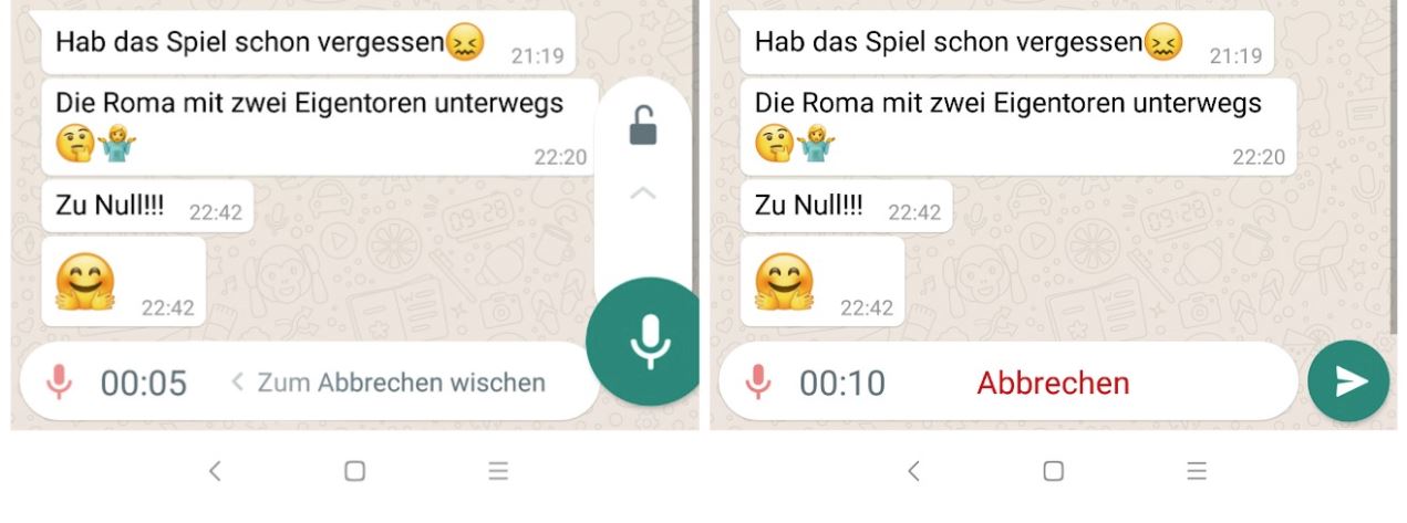 Endlich, WhatsApp! Freihändige Sprachnachrichten Für Android-Nutzer